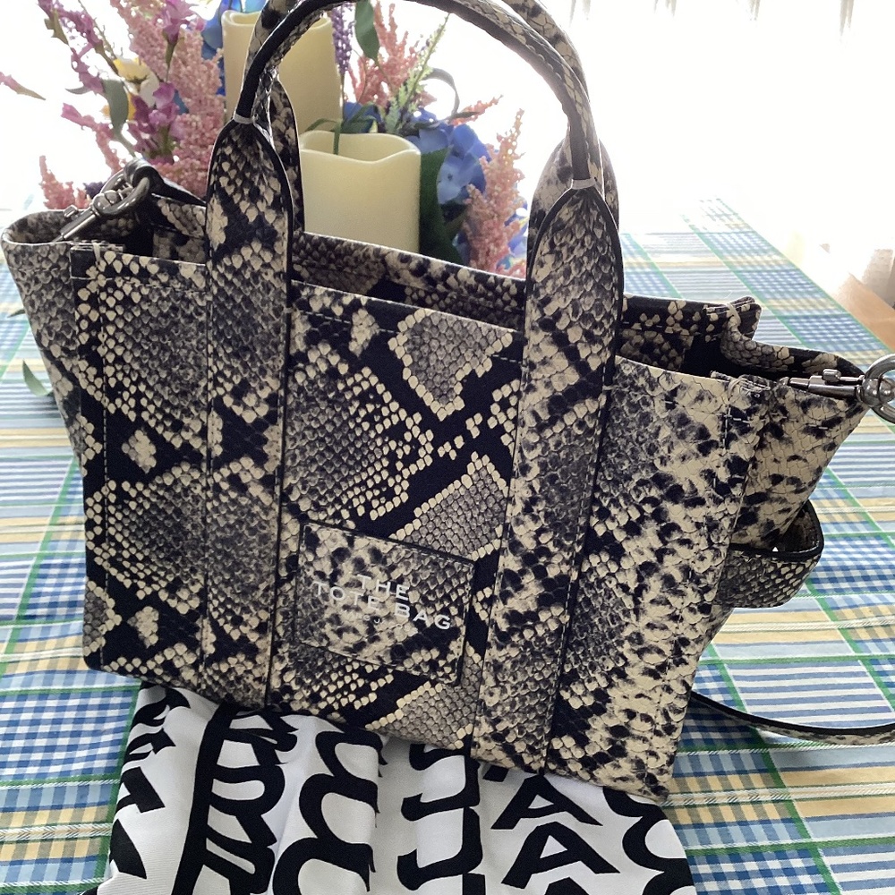 Marc Jacobs Snakeskin Small Tote